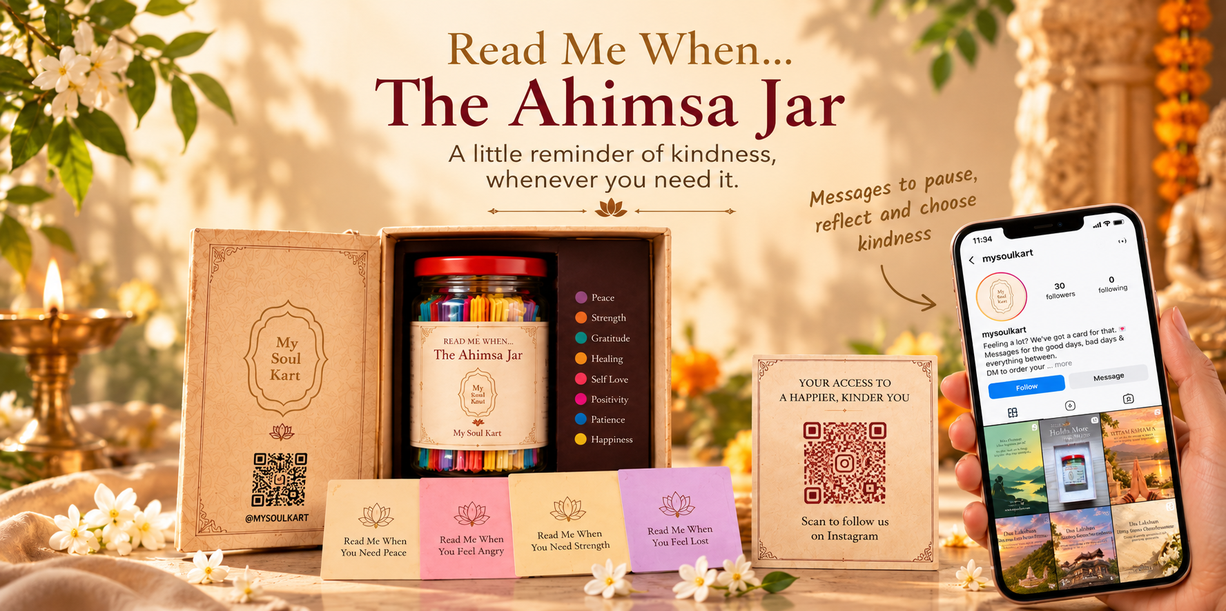 Read Me When The Ahimsa Jar — My Soul Kart